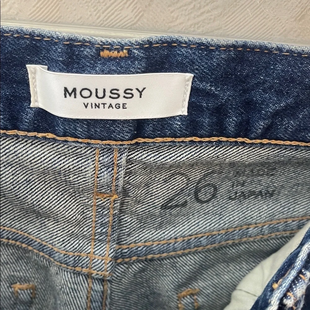 MOUSSY 100% Cotton Vintage Howa Jeans Size 26